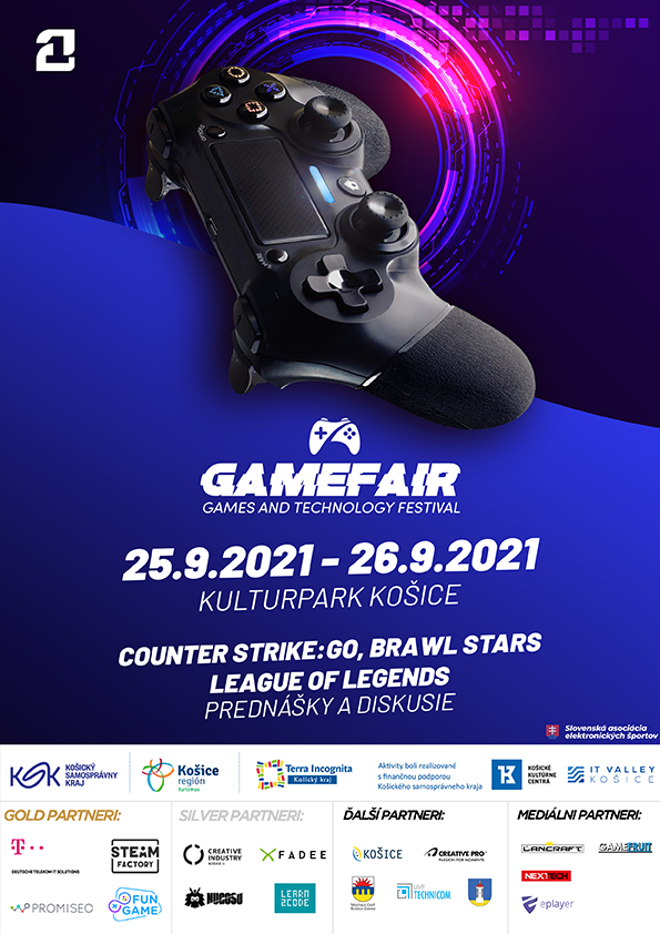 GAMEFAIR 2021 - najväčšie herno-technologické podujatie na východnom Slovensku